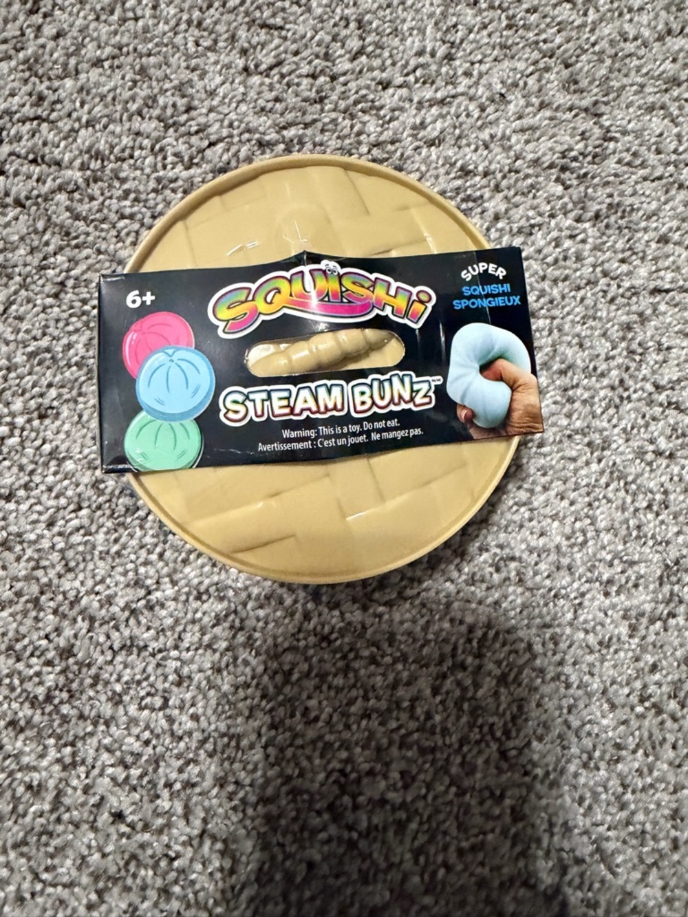 Steam Bunz Kids Toy - Tan Slow-Rise Squishy